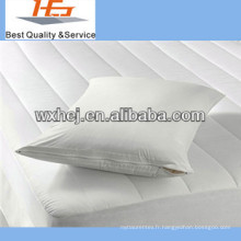 Protecteur d&#39;oreiller bon marché d&#39;hôtel de coton blanc / couverture de pilow